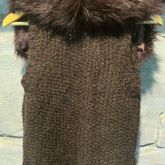 LOFT deep purple (looks brown) sweater vest, NWT, SP - Picture 5 of 9